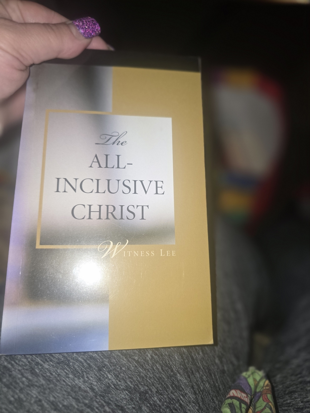 The All-Inclusive Christ by Witness Lee - Gold & White Cover
